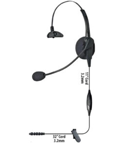 Voyager Series Lightweight Headset | Low Profile Two‑Way Radio Headset